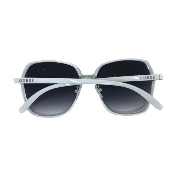 GUESS Oversized Square Sunglasses GF0407 21B - White - 59-17-145 - Unisex - Picture 8 of 8